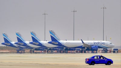 A photo for IndiGo airlines (PTI)