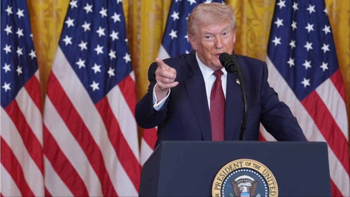 'If There's No Deal': Trump Says Second US Aircraft Carrier Headed To Middle East Amid Iran Tensions