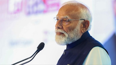 Prime Minister Narendra Modi addresses the ET Now Global Business Summit, in New Delhi (Photo: PTI)