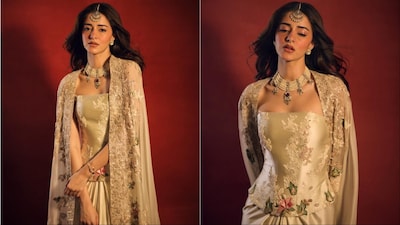 Ananya Panday was styled by Priyanka Kapadia. 