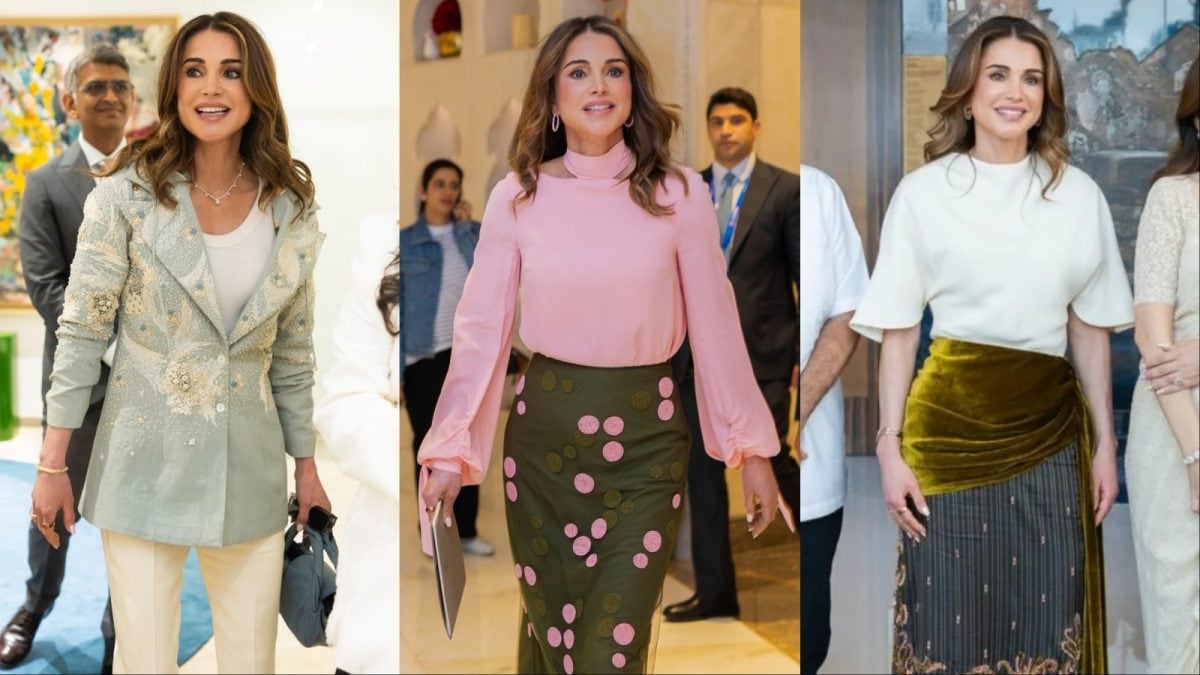 How Jordan's Queen Rania Turned Her India Visit Into A Masterclass In Elegant Power Style