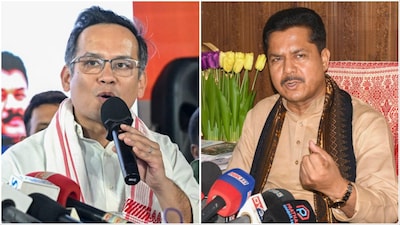 File photos of Gaurav Gogoi/Bhupen Borah (PTI)