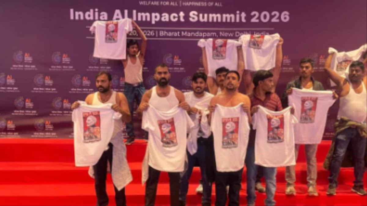 'Not The Right Place For Protest': Eyewitness Slams Youth Congress's Demonstration At AI Summit