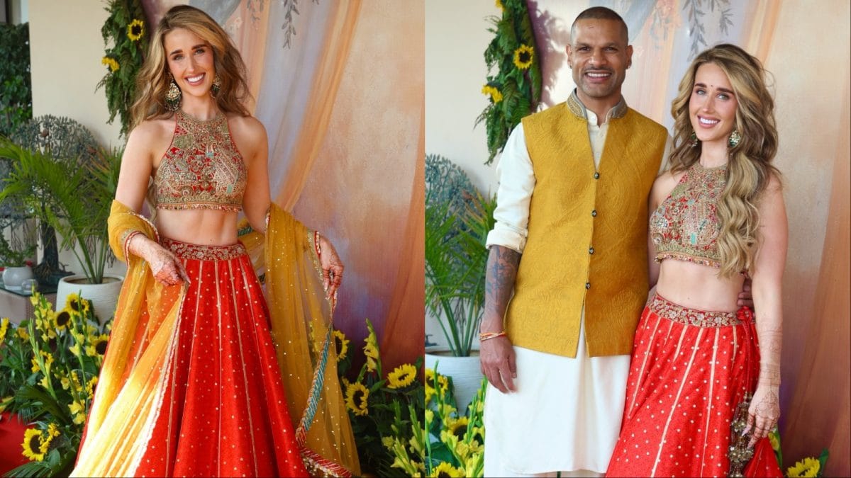 Sophie Shine’s Rimple & Harpreet Lehenga Brings Regal Drama To Pre-Wedding Festivities | Fashion News