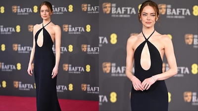 Emma Stone was styled by Petra Flannery.