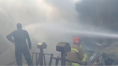 Helicopter crashes in Iran (Video screengrab/Social Media)