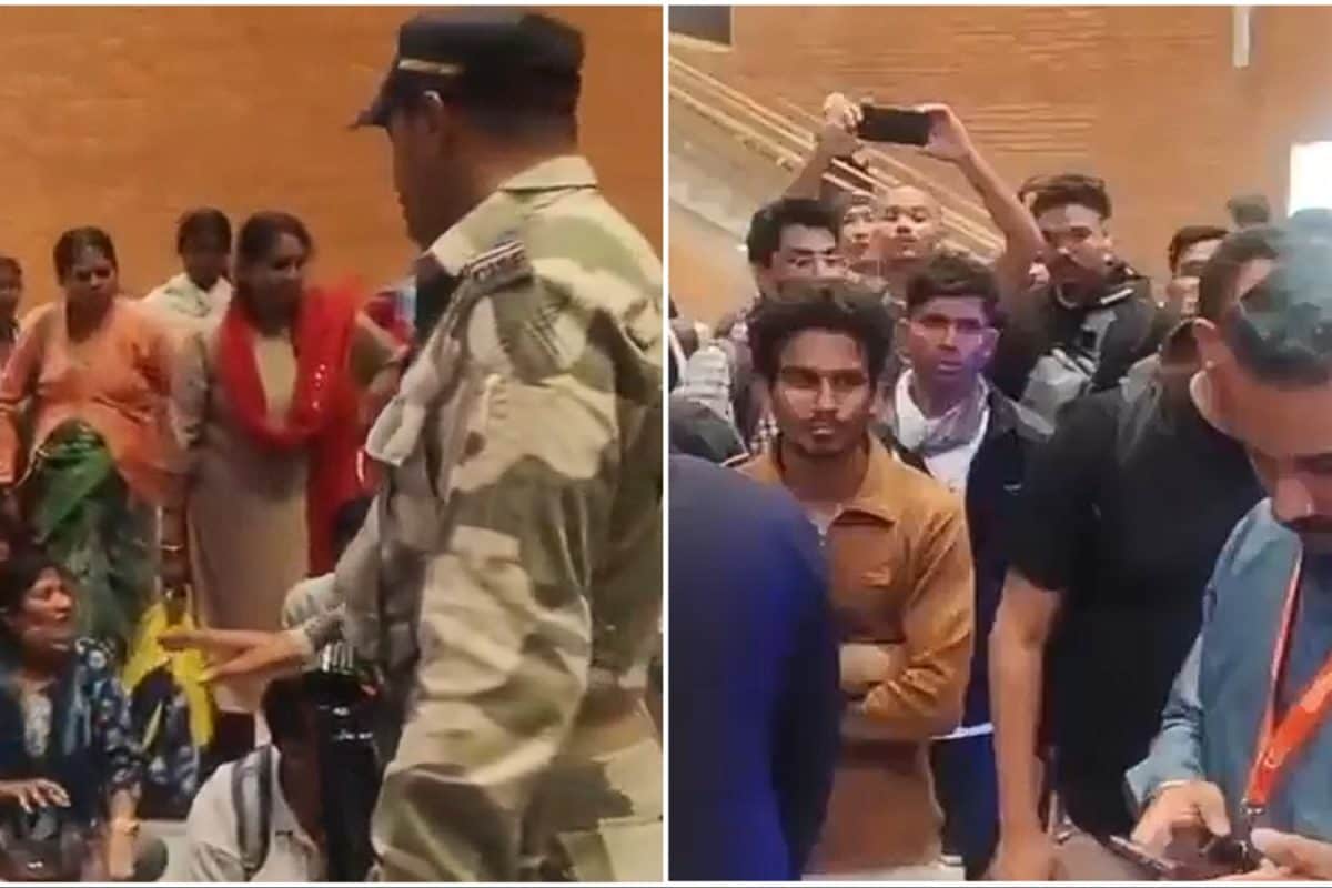 Chaos At Bengaluru Airport As Passengers Protest Nepal-Bound Air India Express Flight’s Diversions