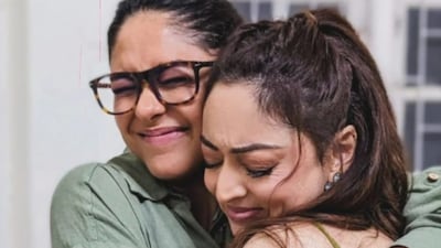 Mrunal Thakur wrapped up Hug Day by sharing an adorable picture with co-star Sandeepa Dhar from Do Deewane Seher Mein, giving fans a glimpse of their sisterly bond.