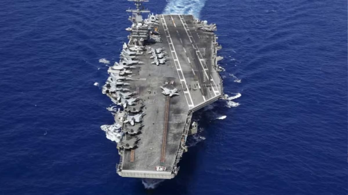 US Military Shoots Down Iranian Drone Near Aircraft Carrier Lincoln In Arabian Sea