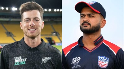 New Zealand vs USA Live Cricket Score, T20 World Cup 2026 Warm-up match: Stay updated with NZ vs USA Ball by Ball Match Updates and Live Scorecard from Navi Mumbai. (Picture Credit: AFP)