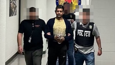 A photo of Nikhil Gupta posted by the US DEA on X. (@DEANEWYORKDiv)