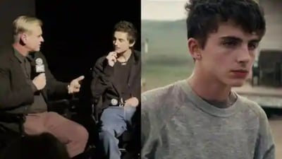 Nolan and Chalamet revisit Interstellar memories.