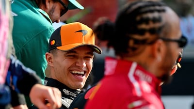 Lando Norris takes a sly dig at Max Verstappen (AFP)