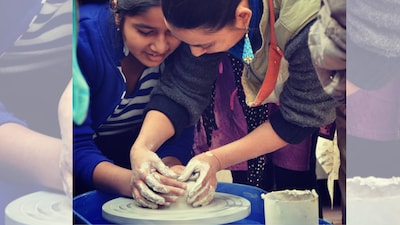 This immersive focus during the pottery making creates what psychologists call a “flow state” — where anxiety drops, attention sharpens, and the mind settles. (Image: Instagram/@wildfernpotterystudio)