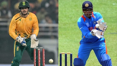 Quinton de Kock breaks MS Dhoni's record of most dismissals in T20 World Cup. (Picture Credit: AFP)