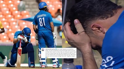 Rahmanullah Gurbaz's post after Afghanistan suffer defeat in T20 World Cup 2026 match against South Africa goes viral. (Picture Credit: Instagram)