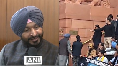 The Union Minister said he is contemplating further course of action. (Photos: ANI)