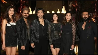 Allu Arjun Hosts Pre-Wedding Party For Allu Sirish And Nayanika, Ram Charan-Upasana Konidela Join