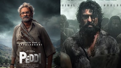 Jagapathi Babu's character Appalasoori poster from Peddi released.