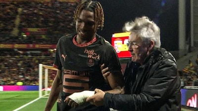 Rennes' Jeremy Jacquet (Screengrab)