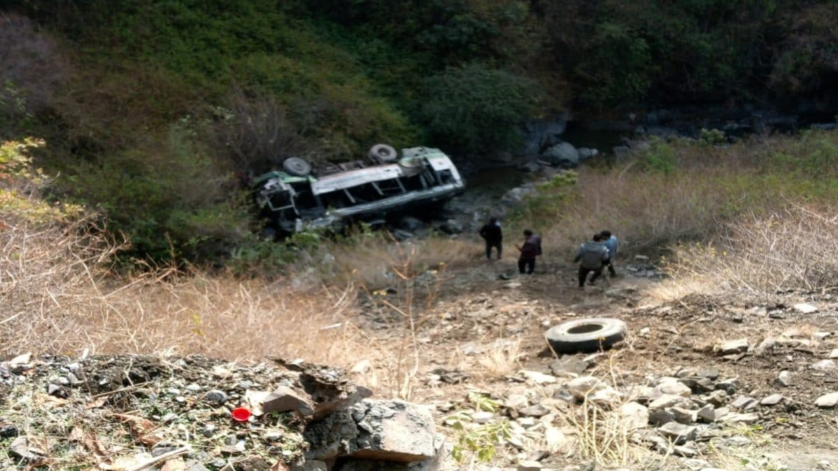 HRTC Bus Plunges Into Gorge In Dehradun; At least 3 Dead, Rescue Operation Underway
