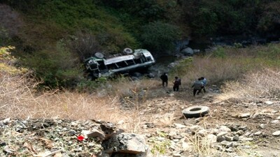 HRTC Bus Plunges Into Gorge In Dehradun; At least 3 Dead, Rescue ...