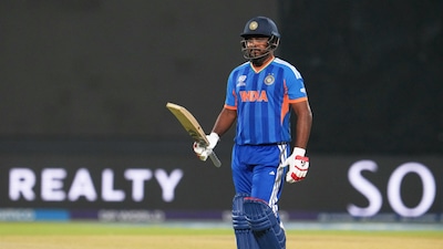 Sanju Samson missed a golden chance.(AP)