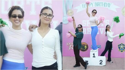 Sanya Malhotra gives a sneak peek into her birthday celebration with Fatima Sana Shaikh and others