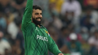 Pakistan spinner Shadab Khan.(AP)