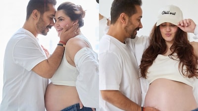 Shivaleeka Oberoi humorously calls her pregnancy a “co-production” with husband Abhishek Pathak, who is currently busy shooting Drishyam 3.