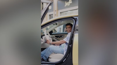 Sumith Priyashantha Hewa Kattadige, a Sri Lankan expat in Dubai, won a gold Mercedes after a Dh15,000 gold purchase earned him a lucky raffle entry. (IMAGE: INSTAGRAM)