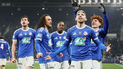 Strasbourg defeat Monaco 3-1 [AFP Photo]