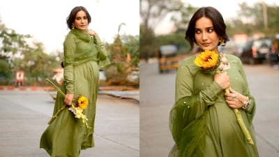 Surbhi Jyoti Flaunts Baby Bump, Radiates Pregnancy Glow In New Photos; Fans React
