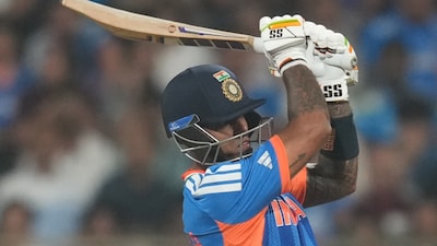 Suryakumar Yadav led from the front vs USA.(AP)