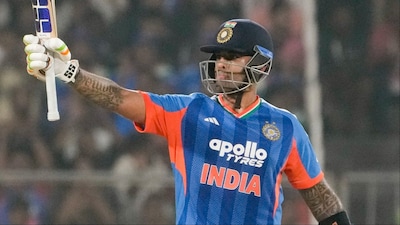 Suryakumar Yadav becomes fastest batter to score 3000 runs in T20Is. (Picture Credit: PTI)