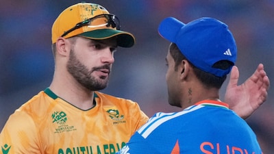 South Africa crushed India by 76 runs in the Super 8s match of the ICC Men's T20 World Cup 2026 (AP)