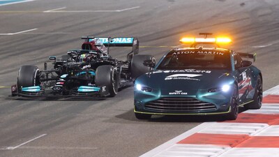 The infamous Safety Car from the 2021 Abu Dhabi GP (AFP)