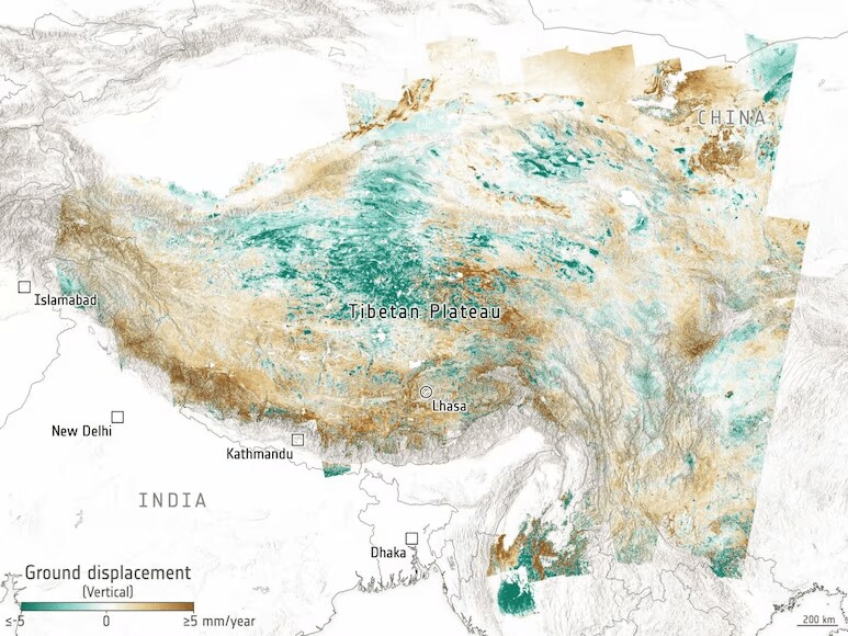 Tibetan Plateau In Motion Asia S Map Could Change Due To Plate Tibet Plateu Shifting Map 2026 02 