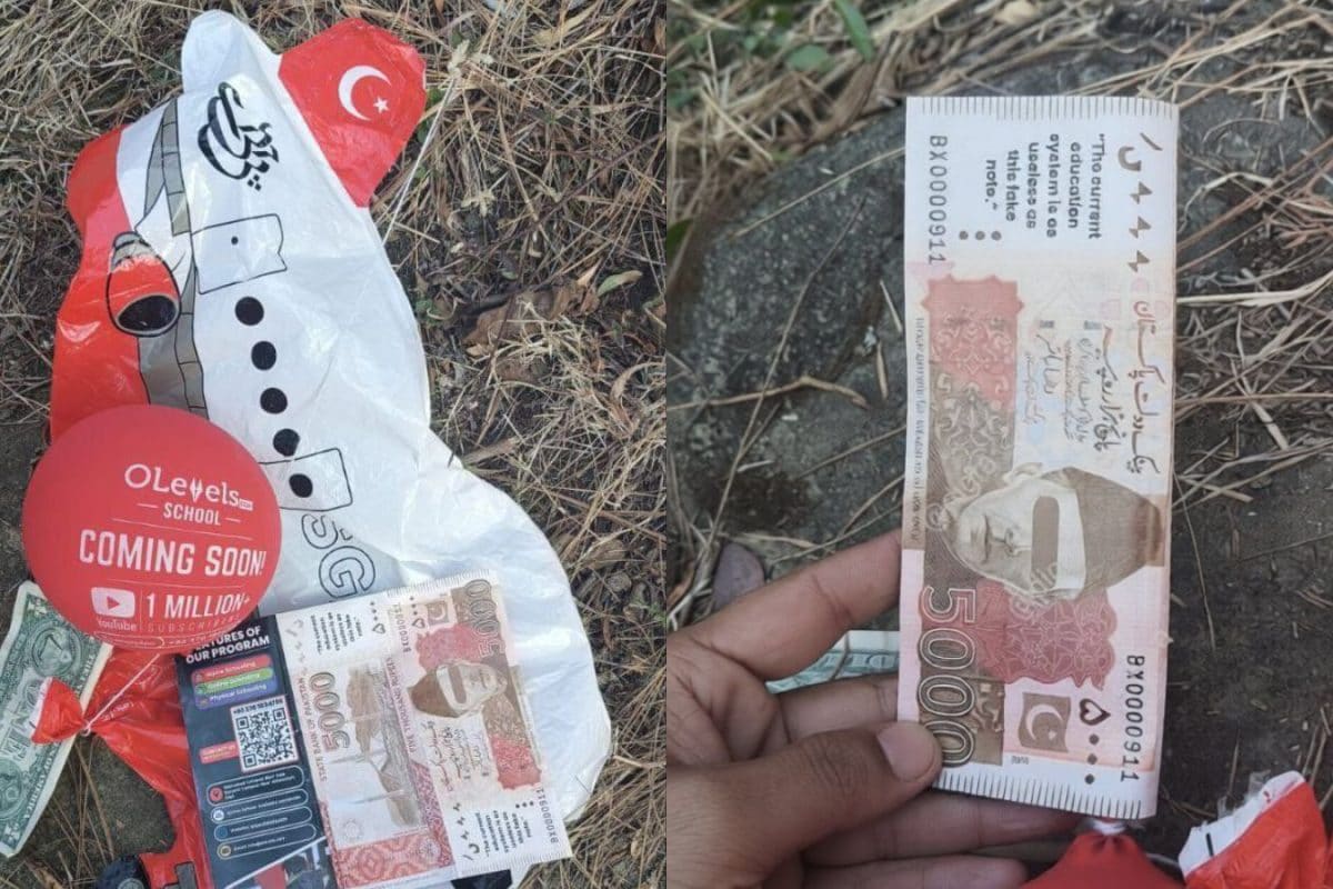 Pakistani Balloons Containing Foreign Currency, Contact Details Found In J&K’s Akhnoor