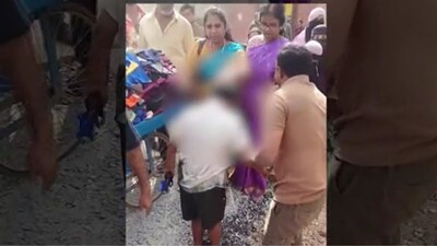 The incident happened outside the school during construction work that lacked basic safety measures.