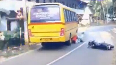 The exact cause of the student losing control of the bike is not yet known.