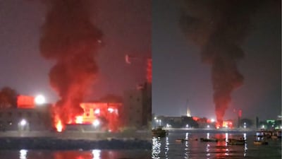 A major fire erupted inside the NavalDockyard in Mumbai on Thursday.