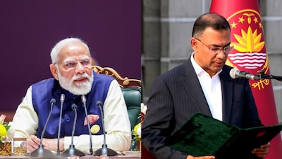PM Modi and Tarique Rahman. (PTI/File)