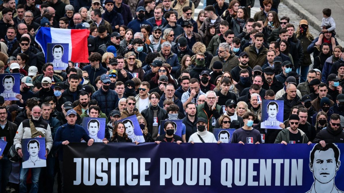 Macron Urges Calm After Thousands March In Lyon Over Killing Of Far-Right Activist