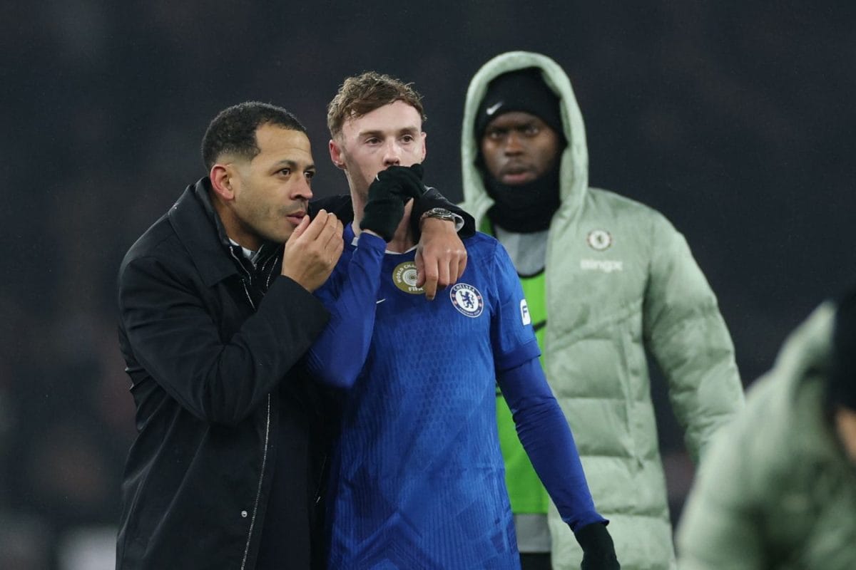 'Oh! He's Still Here!' Cole Palmer Eavesdrops On Liam Rosenior's Praise After Hattrick Against Wolves