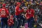 England's Jofra Archer, right, celebrates with teammates the wicket of Sri Lanka's Pathum Nissanka during the T20 World Cup cricket match between Sri Lanka and England in Pallekele, Sri Lanka, Sunday, Feb. 22, 2026. (AP Photo/Eranga Jayawardena) England's Jofra Archer, right, celebrates with teammates the wicket of Sri Lanka's Pathum Nissanka during the T20 World Cup cricket match between Sri Lanka and England in Pallekele, Sri Lanka, Sunday, Feb. 22, 2026. (AP Photo/Eranga Jayawardena)