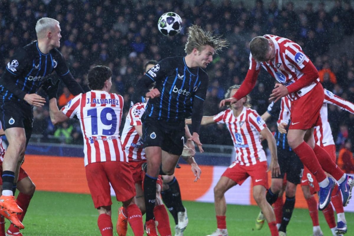 UCL Knockout Play-Off: Atleti Held By Brugge In Six-Goal Thriller, Schick Leads Leverkusen Charge Against Olympiacos