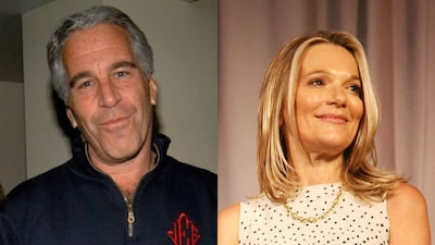 Sex Offender Jeffrey Epstein and his former girlfriend Eva Andersson-Dubin