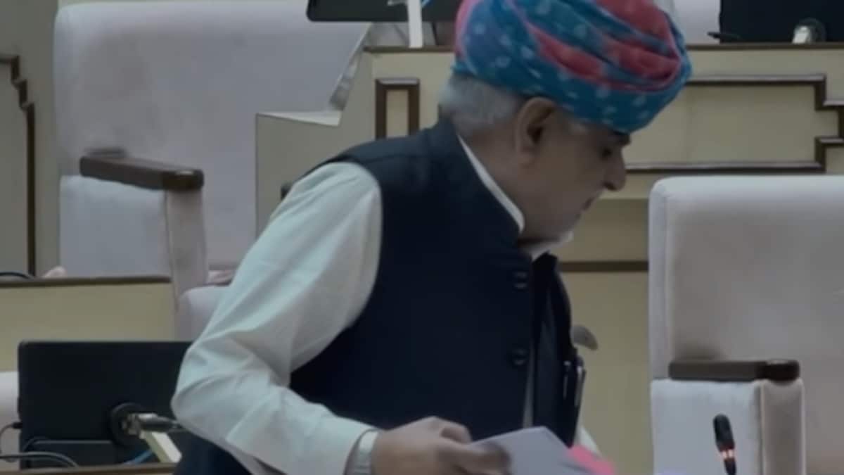 Rajasthan Minister Allegedly Spits Inside Assembly, Opposition Protests | Video