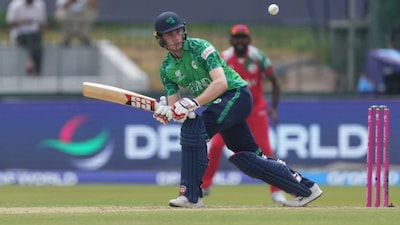 Lorcan Tucker scored a half-century against Oman (Picture credit: ICC)